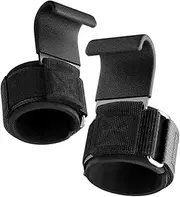Zxpjkyu 2 Pieces Weight Lifting Hooks Wrist Support Padding Heavy Duty Lifting Wrist Straps