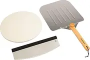 Cuisinart Deluxe Grilling Pack Stone, Peel, Pizza Cutter