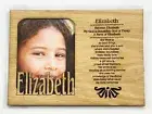 ELIZABETH Personalized Name Profile Laser Engraved Wood Picture Frame Magnet