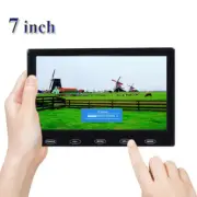 Mini 7" LCD CCTV Monitor PC Screen AV/RCA/VGA/HDMI 1080p for DSLR Raspberry Pi