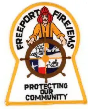 TEXAS TX FREEPORT FIRE EMS DEPARTMENT NICE SHOULDER PATCH POLICE SHERIFF