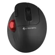 Wireless Trackball Ergonomic Mouse w Free & Easy Thumb Control by J-Tech Digital