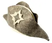 Banya Sauna Napoleon cocked Felt hat tricorn russian sauna hat wool Black Friday