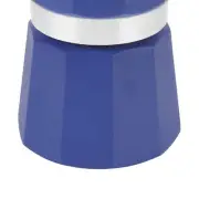 Blue Octagonal Aluminum Pot Italian Mocha Pot Drip Filter Pot Coffee Utensils