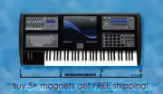Open Labs Neko Miko D Beat Drum synthesizer Refrigerator Magnet