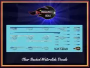 1/64 1990 Silverado "Blue Trim" Decal SCR-1302B