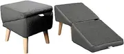 Dog Steps for Bed, Detachable Non-Slip Dog Stairs for High Bed and Couch, Pet Stairs Ramp, Pet Steps Ladder for Bedside