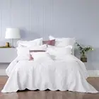 Bianca Elegance Cordelia Damask Bedspread Comforter Coverlet White King