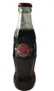 CROCKETT COCA COLA Bottling Co 100TH Anniversary 8 Ounce Glass Coke Bottle 2006.
