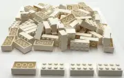 Lego 100 New White Bricks Building Blocks 2 x 4 Stud Parts