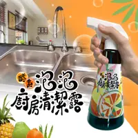 在飛比找PChome24h購物優惠-柑仔家族 酵素泡泡廚房清潔露 500ml