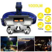 1000LM LED Headlamp Rechargeable USB Headlight Head Torch Flashlight Waterproof