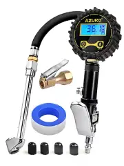 AZUNO Digital Tire Inflator with Pressure Gauge, 200 PSI, Heavy Duty Air