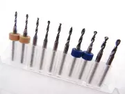 1.5mm to 2.5mm Tungsten CNC PCB FR-4 Drill Bits Modeling Trains Cars 3.175mm