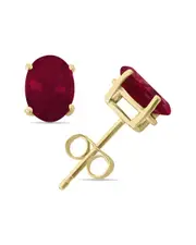 14K 4.00 ct. tw. Ruby Earrings
