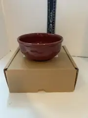 Longaberger Paprika Small Low Bowl~Brand New