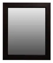 Ascot Solid Mahogany Timber Mirror (Chocolate)