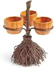 Halloween Decorations, Resin Brooms, Paper Cupcake Racks, Halloween Brooms, Snack Bowl Racks, Wooden Trays, Holiday Wedding Party Supplies, Layered Tray Decorations