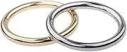 HCUDFN Metal Penis Ring Penis Bondage Cock Ring Testicle Ring Sex Toys for Men Couples(Silver,30mm)