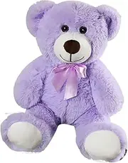 Stuffed Animal Bear | Cute Stuffed Cartoon Bear Model,Soft Plush Animal Cuddly Doll for Home Bedroom Nursery Living Room Study Shelf
