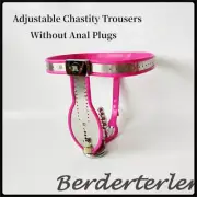 Stainless Steel Adjustable Belt T Chastity Belt for Male Female Anti Cheating