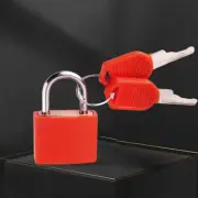 8pcs Mini Padlock Zinc Alloy Colorful Travel Suitcase Padlock Lock for Dormitory