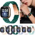For Fitbit Versa 3/Sense Resin Stainless Steel Watch Strap Band Replacement