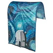 KURA bed tent, space/blue