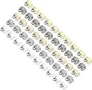 [PLAFOPE] 600pcs Bracelets Beaded Metal Spacer Beads Flat Beads Bracelet for Charms DIY Accessories Tibet Natural