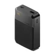 Cygnett ChargeUp Reserve 3rd Gen 10K mAh Power Bank-Black(CY4764PBCHE),Triple Port(Dual USB-C 20W/18W + 1xUSB-A 18W),40cm USB-C Cable,2 Years Warranty