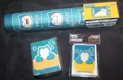 New Pokemon Center Korea SNORLAX playmat, card sleeves & deck box