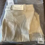 Noble Outfitters Signature Full Seat Breeches - Beige 30R NWT