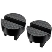 Rubber Jack Pad Stand Slotted Rail Floor Jacking Car Lift Adapter Frame - 2pcs