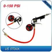 Heavy Duty Digital Tire Inflator W/Pressure Gauge Lock-On Air Chuck 0-150 PSI US