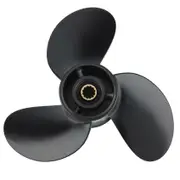 Outboard Propeller for Tohatsu Mercury 8Hp 9.9Hp 8.5x9 Boat Ship Screw 3 Blade 12 Spline Marine Eng Yalo Black