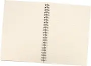 Baluue A5 College Student Notebook Cowhide Cover Memo Note Study Supplies Multi-purpose Notepad Office and Home Use
