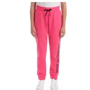 NWT Calvin Klein Girl's Pink Black Sequin Jogger Sweatpants Size Large 12/14