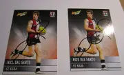St Kilda - Nick Dal Santo signed 2012 AFL Select Card + COA