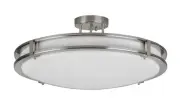 AFX CAC142400L5AJD1 Carlisle 14"W LED Flush Mount Bowl Ceiling - White