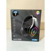 Thunder Cloud Gaming Headset TC-20BL - Black NWT