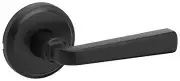 Kwikset 720TDL Trafford Passage Door Lever Set - Black