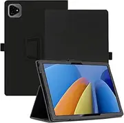 Case Compatible with ALLDOCUBE iPlay 60 Pro 11 inch Tablet, Cloth Texture Protective Cover Case with Magnetic and Seat Belt (Black)