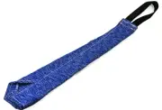 Dean & Tyler - Bite Rag with One Handle, 24" Long - Jute Linen Leather Fire Hose