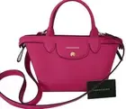 NEW Longchamp Le Pliage Heritage Small Handbag Crossbody Pink, FRANCE Made $920