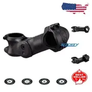 Versatile 4-Axis Black Stem with Stainless Bolts - 105mm Size for Cyclists