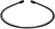Metal Wavy Spring Hair Hoop Black Non Slip Wavy Outdoor Sports Headbands For Women Face Washing Simple Headdre Hairband S1A7 Men