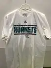 Charlotte Hornets NBA Adidas White Stenciled Logo To-Go T-Shirt, Large