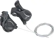 Thumb Gear Shifter, One Pair Outdoor Mountain Bicycle TX-30 Thumb Gear Shifters 3X7 Speed Lever and Set for Mountain Bike