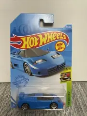 2021 HOT WHEELS HW EXOTICS '94 BUGATTI EB110 SS VHTF Rare New For 2021 Blue