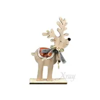 在飛比找樂天市場購物網優惠-20*12CM木製鹿擺飾(小)，聖誕節/聖誕樹/聖誕鹿/聖誕